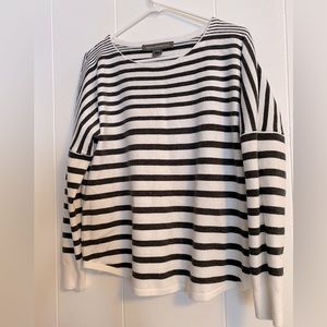Ladies French Connection size S striped sweater.